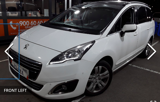 2016 Peugeot 5008 1.2 e-THP Allure, 7 seats 